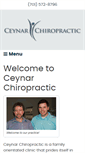 Mobile Screenshot of ceynarchiropractic.com